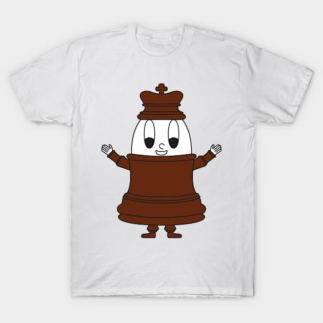 Chess-King Egg T-Shirt by M.-P.-Mueller